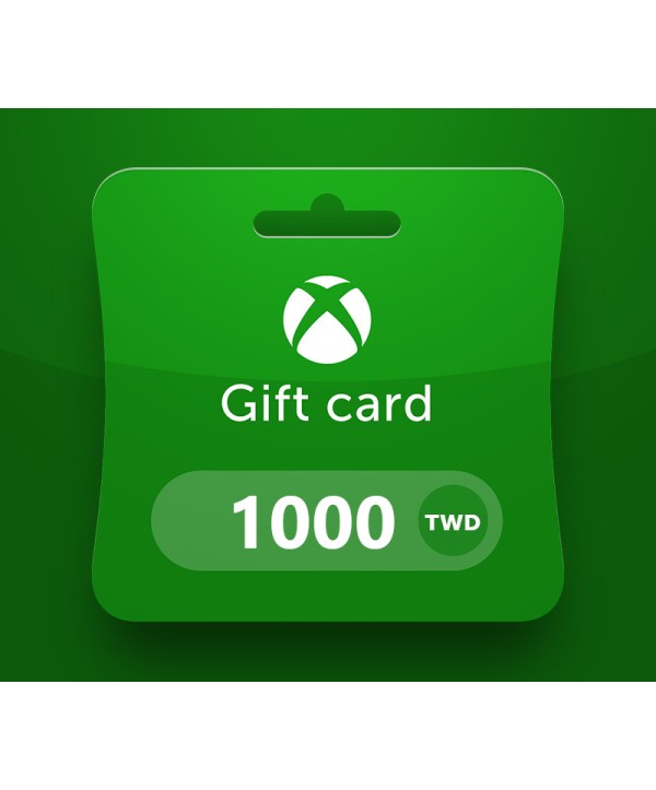 XBOX Live TWD 1000 Prepaid Card TW Xbox One Key 